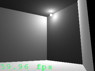 Per-pixel point lighting without attenuation